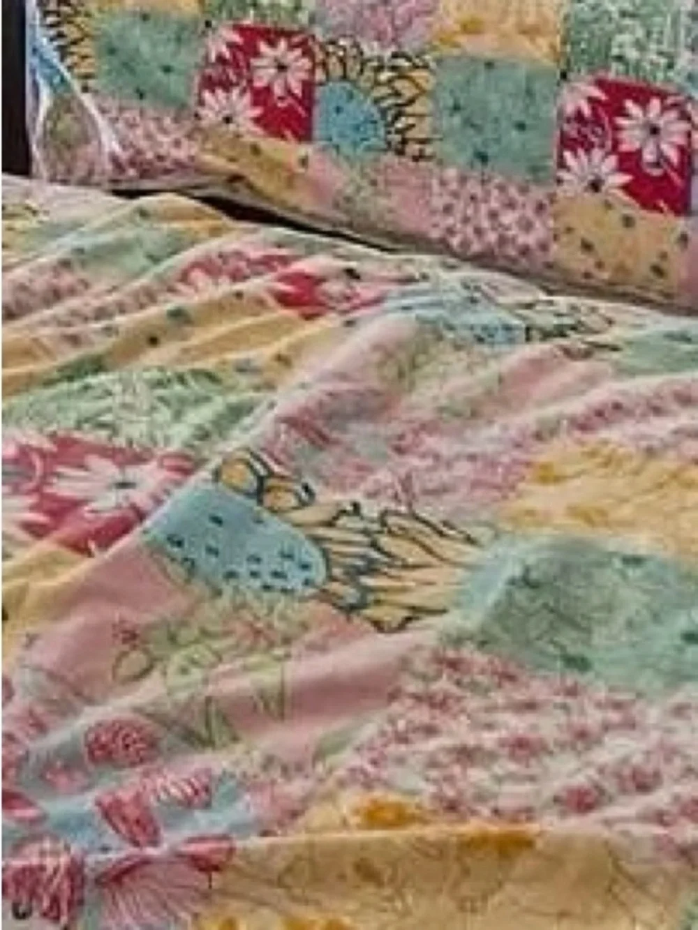 Lilly Pulitzer white label patchwork  Floral Quilt duvet twin